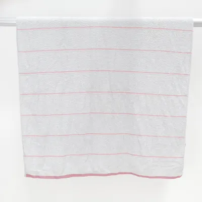 Bath towel (Gray, Pink) from Home & Deco Cotton