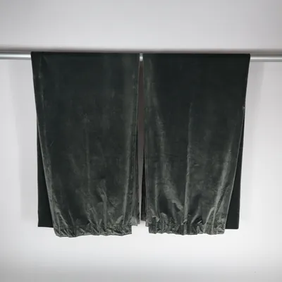 RIdeau occultant (Vert) de Mogihome Polyester