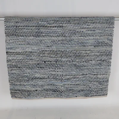 Rag rug (Clint) from Bauhaus Cotton, Leather