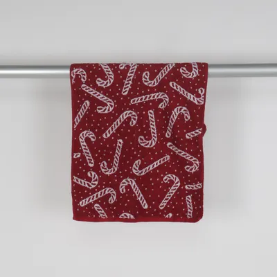 Handduk (Röd, Vit) från Kid / Hemtex Bomull