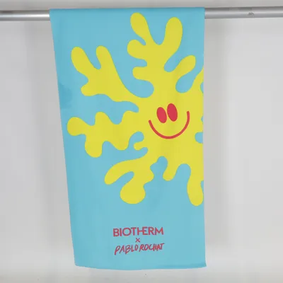 Badehåndklæde (Blå, Gul, Rød) fra Biotherm Polyester