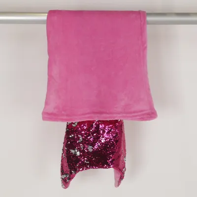 Pläd (Rosa, Flerfärgad) från Mermaids Polyester