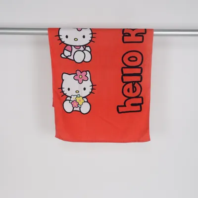 Badlakan (Röd, Flerfärgad) från Hello Kitty Bomull