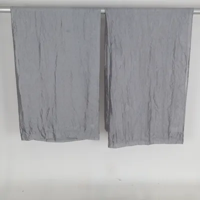 Rod pocket curtain (Gray) from Rusta Polyester