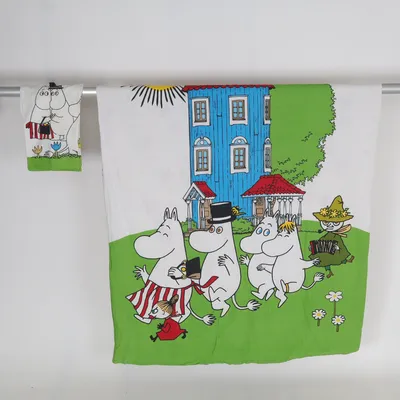 Bed set (Green, White, Multicolored) from Moomin