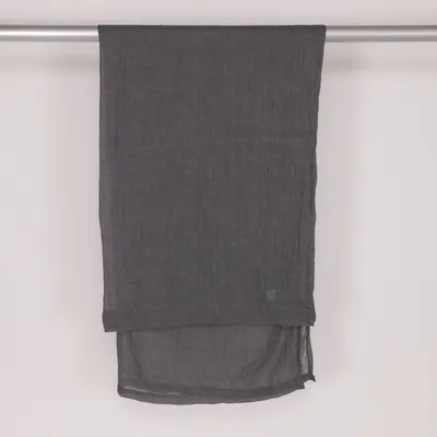 Rideau passe tringle (Gris) de Jotex Coton, Polyester