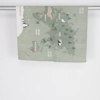 Legemåtte (Flerfarvet, Grøn) fra H&M Home Bomuld