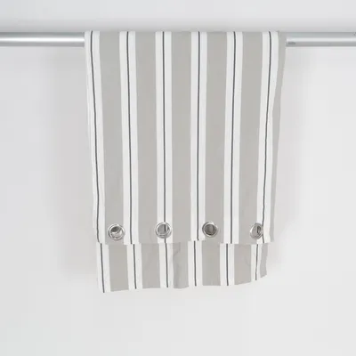 Eyelet curtain (Gray, White) from Linum Cotton