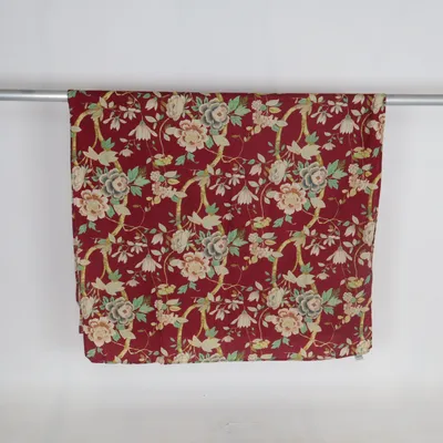 Bordsduk (Röd, Flerfärgad) från Indiska Bomull, Linne