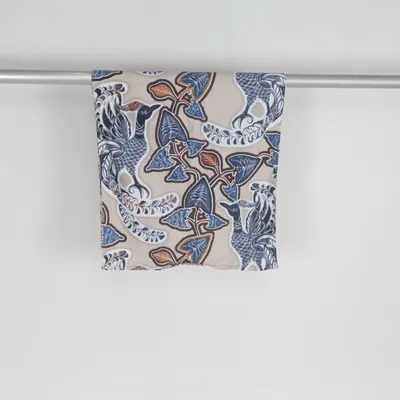 Handduk (Blå, Vit, Beige, Flerfärgad) från Hemtex