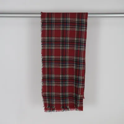 Pläd (Röd, Flerfärgad) från Bik Bok Akryl