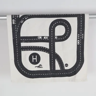 Legemåtte (Hvid, Sort) fra H&M Bomuld
