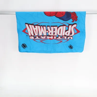 Deken (Blauw, Meerkleurig) van Marvel Polyester