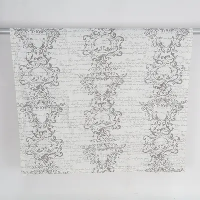 Bordsduk (Vit, Svart) från Linen & More Bomull
