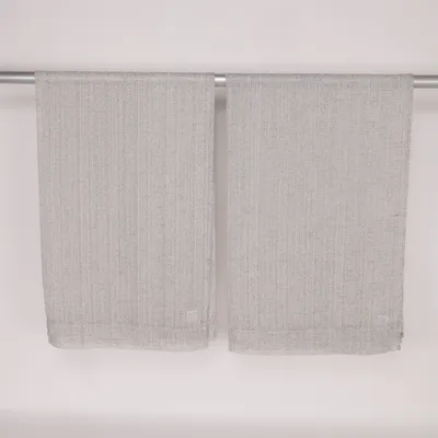 Rideau passe tringle (Gris) Polyester