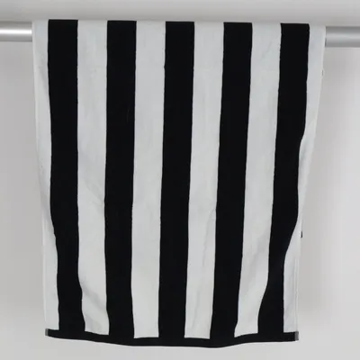 Badlakan (Svart, Vit) från H&M Home Bomull