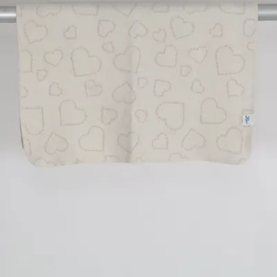 Baby blanket (Beige, White) from Alvi Cotton