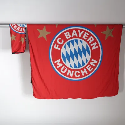 Sengesæt (Pink, Blå, Hvid) fra FC Bayern Polyester