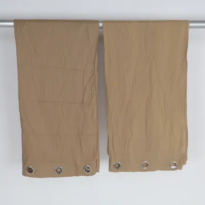 Öljettgardin (Beige) från Textilgruppen