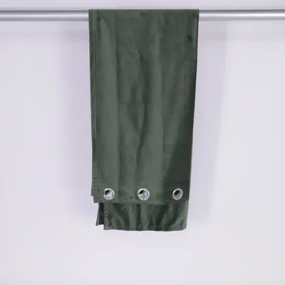 Ringgordijnen (Groen) Polyester