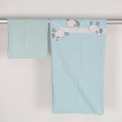 Bed set (Blue, Multicolored) from Dormia Cotton