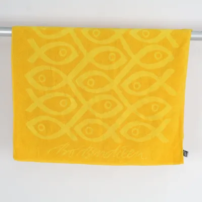 Bath towel (Yellow) from Bo Bendixen Cotton
