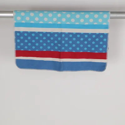 Baby blanket (Blue, Red, Multicolored) from David Fussenegger Cotton, Viscose