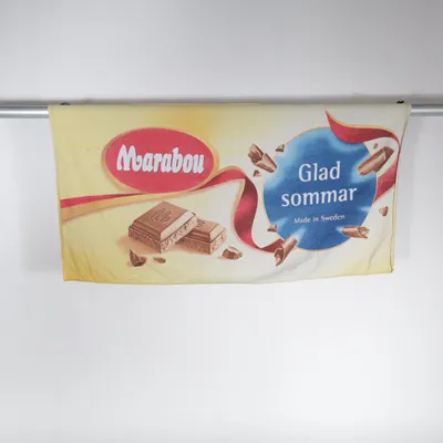 Badlakan (Gul, Röd, Brun) från Marabou Bomull