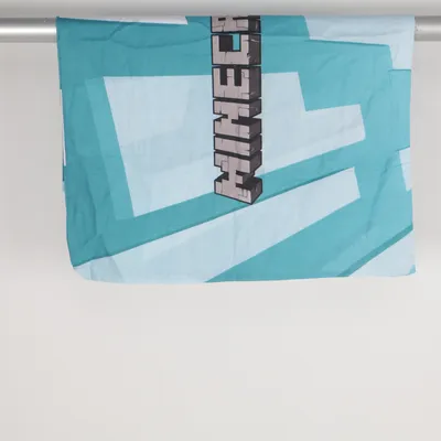 Duvet cover (Blue, White) from Minecraft Cotton