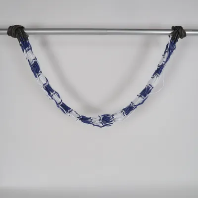 Hangmat (Blauw, Wit, Grijs)