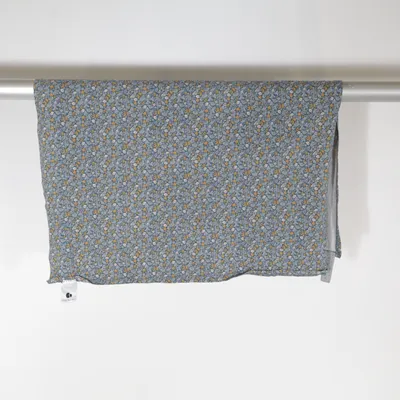 Babydecke (Blau, Gelb, Weiß) von Coracor Elasthan, Bio-Baumwolle