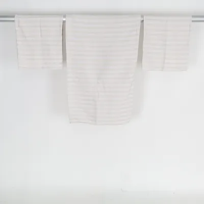 Blanket (Beige, White) from Westwing Cotton, Elastane