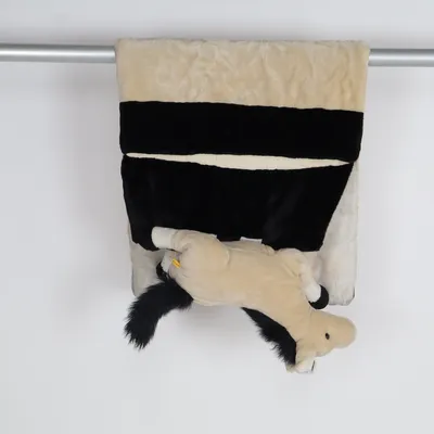 Deken (Beige, Zwart, Blauw) van Teddy & Co