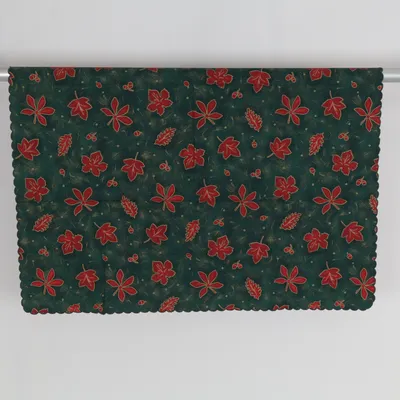 Nappe de table (Vert, Rouge) de Sander Coton
