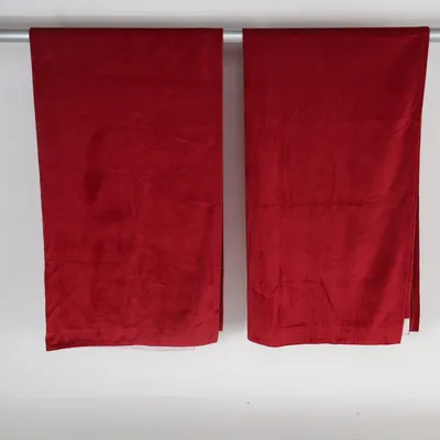 Plooigordijnen (Rood) van Hemtex Polyester