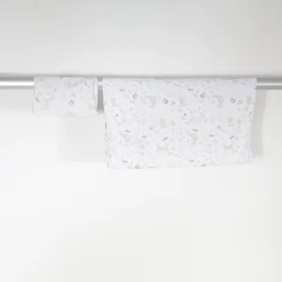Sengesæt (Beige, Hvid) fra Fresh Kid Bomuld