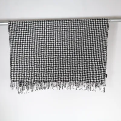 Plaid (Black, White) from Habitat Alpaca wool