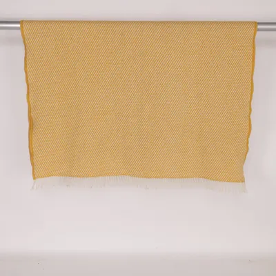 Filt (Gul, Vit) från Klippan