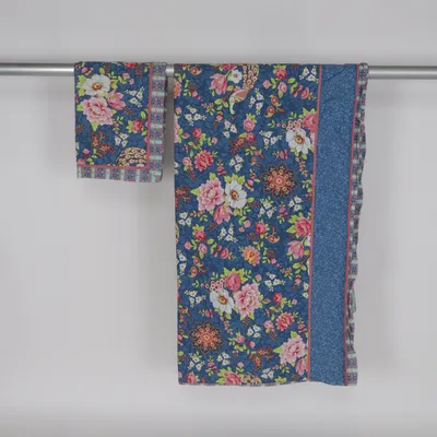 Bäddset (Blå, Flerfärgad) från Pip Bed & Bath Bomull