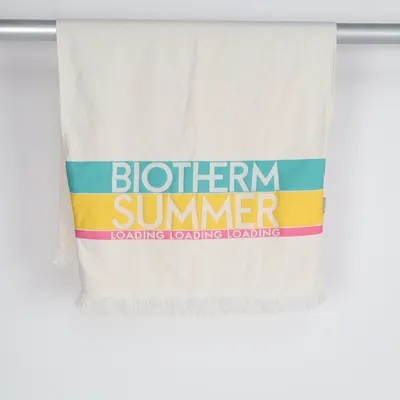 Strandhandduk (Beige, Flerfärgad) från Biotherm Bomull