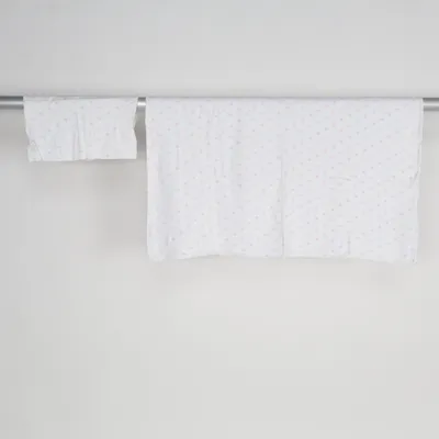 Bed set (White, Pink) from Littleheart Organic cotton