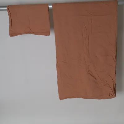 Bäddset (Beige, Orange) från Granit Bomull, Linne