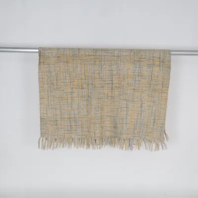 Pläd (Gul, Grå, Vit) från Linen & More