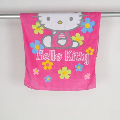 Badehåndklæde (Pink, Flerfarvet)
