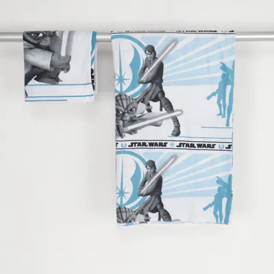 Sengesæt (Hvid, Flerfarvet) fra Star Wars Polyester