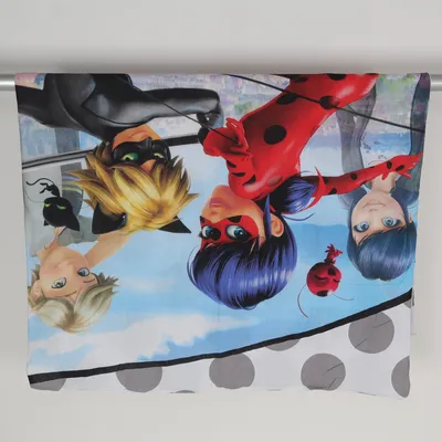 Housse de couette (Blanc, Rouge, Noir) de Miraculous Coton