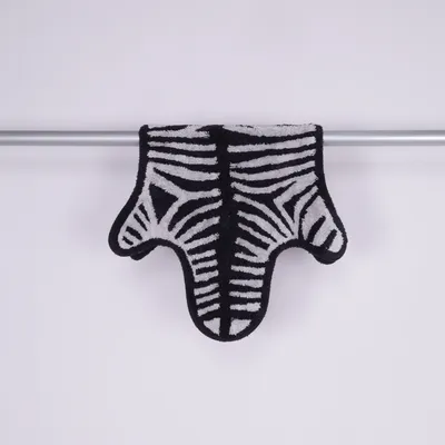 Badrumsmatta (Svart, Vit) från Jonathan Adler Bomull