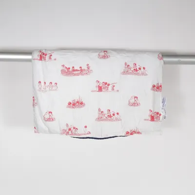 Couverture de bébé (Blanc, Rouge) de Elsa Beskow Coton