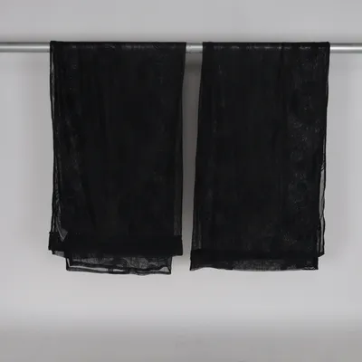 Draperi (Svart) från Rusta Polyester