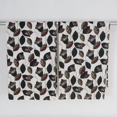 Loop curtain (White, Multicolored)